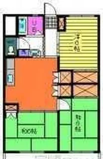 オーシャンビル【2階】の間取り