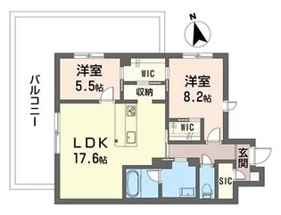 フォレ フルーリー【3階】の間取り