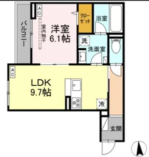 エスペリア栄町【3階】の間取り