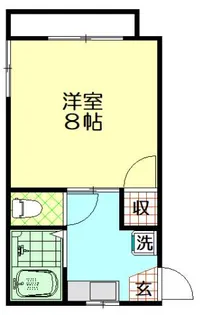 若葉光ハイツ【1階】の間取り