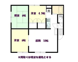 コーポトマト【1階】の間取り