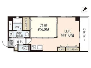 ASHIYA VIVID 海田【4階】の間取り