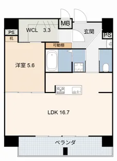 Lausanne【11階】の間取り