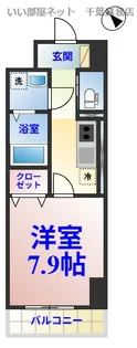 セレーナ五井【9階】の間取り