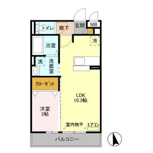 ブリックガーデン【3階】の間取り