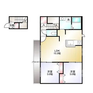 Belle Maison Marie【2階】の間取り