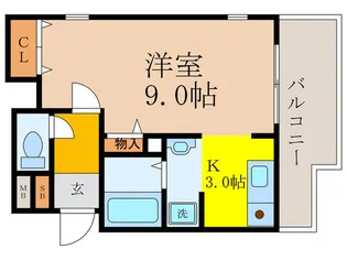 Villa Ciel【1階】の間取り