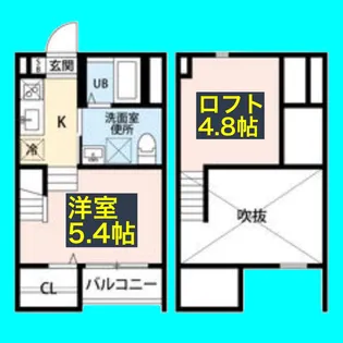 A・CORSO 八田(アコルソハッタ)【2階】の間取り