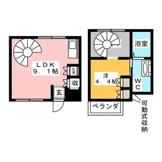 Refine武蔵小杉の間取り