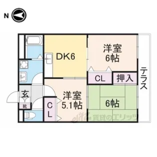 ウッディビレッジ2【1階】の間取り