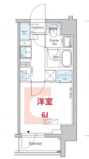 アーバネックス南品川II【8階】の間取り