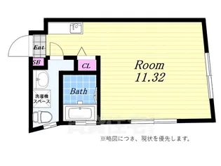 翔・阿波座【3階】の間取り