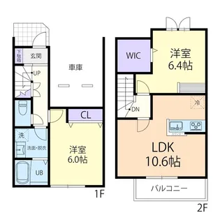 フォレスタ Bの間取り