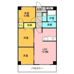 プロミネント四日市【3階】の間取り