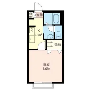 シャーメゾンK-A【1階】の間取り