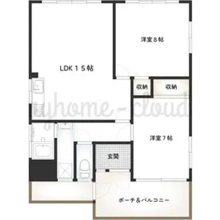 H2天城通【3階】の間取り