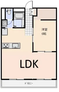 ダイヤフレア西片貝【2階】の間取り