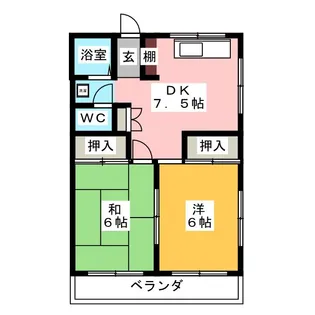 サンライト並木【2階】の間取り