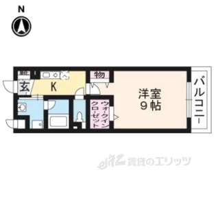 紫竹舘【3階】の間取り