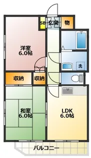 キャッスル蓮根【3階】の間取り