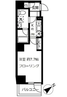 SKY RESIDENCE 1【10階】の間取り