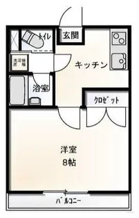 パーシモンII【1階】の間取り