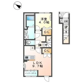 アヴニール【2階】の間取り