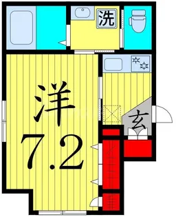 ヘーベルメゾン北綾瀬【2階】の間取り