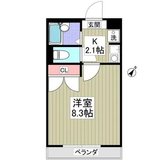 オリーブガーデンA棟【1階】の間取り