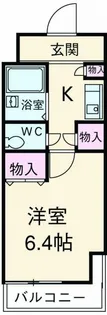 ベルコート美しが丘【1階】の間取り