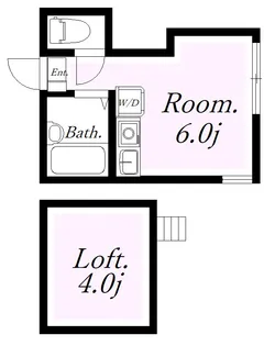 ミーティア横浜西【2階】の間取り