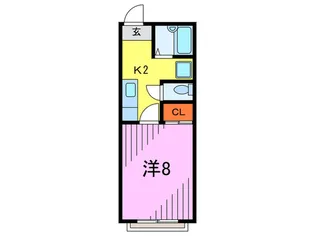 バンベルグ中畑【2階】の間取り