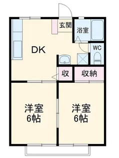 サンハウス A【1階】の間取り