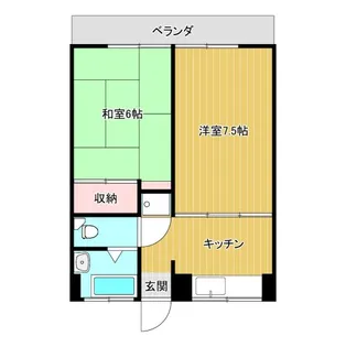 日暮マンション【1階】の間取り