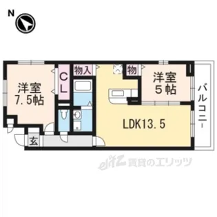 GLANZCLKいちご館【2階】の間取り