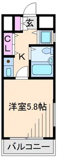 ソリスト綱島【2階】の間取り