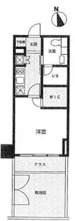 コスモグラシア清澄白河【1階】の間取り