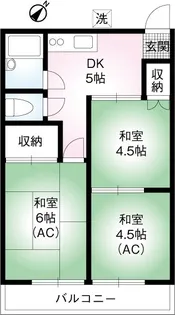第2高尾メイゾン【2階】の間取り