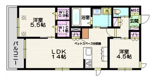 Familia A【2階】の間取り