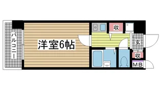 リーガル新神戸【2階】の間取り