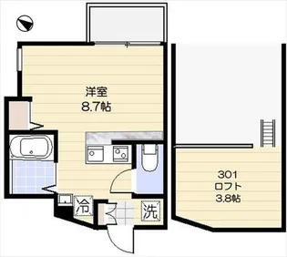 サンシエ祐天寺【3階】の間取り