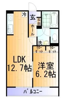 ホウエイコート南荻窪【2階】の間取り