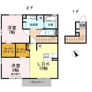 プレミアムコートI【2階】の間取り