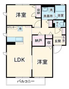 Tear La 有東【1階】の間取り