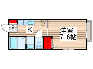 ミラ-ジュコ-ト【2階】の間取り