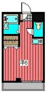フレーシェル石川【2階】の間取り