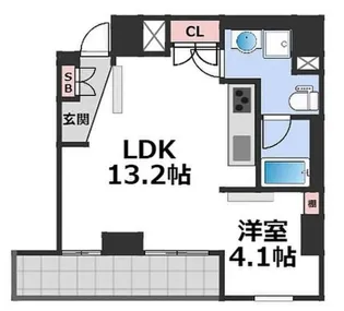 ラジエーションコート【6階】の間取り