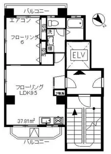 コスモ和光【7階】の間取り