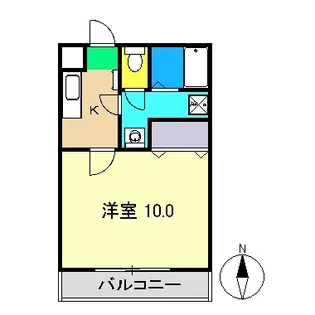 サニーサイド【2階】の間取り