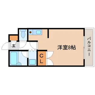 泉中央ハイツ【2階】の間取り